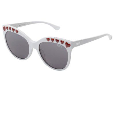 Victoria secret Solid Cat-eye Women Sunglasses PK0009/S 25A 57 |57| Grey Color Lens