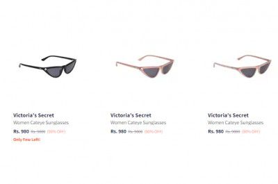 Victoria's Secret Sunglasses at FLAT 90% OFF