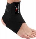 VICTORY Cotton Ankle Brace Support Compression Foot Pain Relief Ankle Support Adjustable Support Brace for Foot Care, Sprain, Injury, Swelling - Single, Free Size...