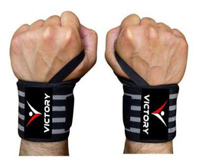 VICTORY Wrist Supporter for Gym Wrist Band for Men Gym & Women