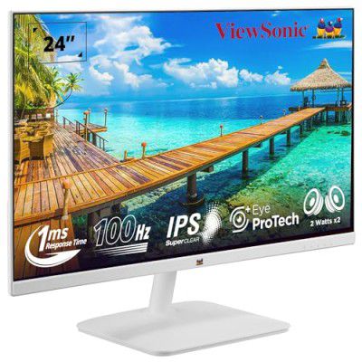 ViewSonic 24" IPS VGA - VA2432-MH-W Slim Monitor