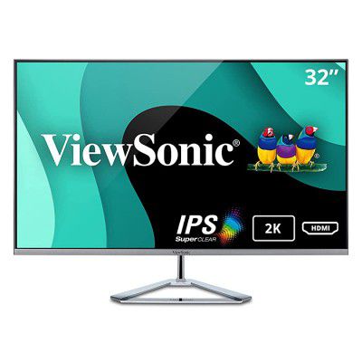 Viewsonic Crossover Monitor Vx3276-2K-Mhd-2 32 Inch (81.28 cm) 2K 2560 X 1440 Pixels