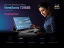 ViewSonic TD1655 15.6 Inch 1080p Portable Monitor with IPS Touchscreen...