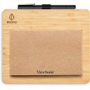 ViewSonic View-Board WoodPad Paper Drawing Tablet with Pen Pressure Levels with Battery Free Pen...