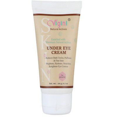 Vigini Under Eye Gel Cream for Dark Circles Women Men Girls 20g
