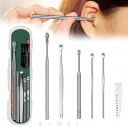 VIHLANATH Ear Wax Cleaner Resuable Ear Cleaner Tool Set with Storage For Kids Man Woman...