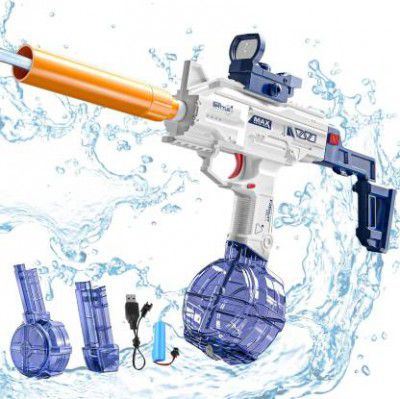 VikriDa Electric Water Gun Up to 20-30 FT Long Range, 1800CC Capacity Water Gun  (Blue)