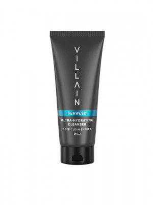 VILLAIN Men Deep Clean Expert Seaweed Ultra-Hydrating Face Cleanser - 100ml