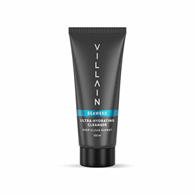 Villain Men's Ultra-Hydrating Face Wash For Deep Nourishment with Seaweed-100 ML | Face Wash for Refreshed & Energized Skin | Suitable for All Skin Types