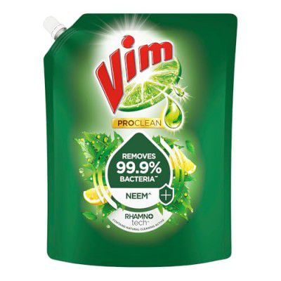 Vim Dishwash Anti Bac Liquid | Neem | 1.7 Ltr