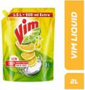 Vim LIQUID POUCH Core Dish Cleaning Gel  (Lemon, 2 L)...