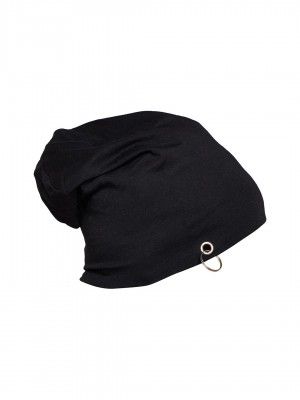Vimal Jonney BLACK Men Beanie Cap PACK OF 1-RING_CAP_BLACK_01