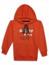 VIMAL JONNEY Maroon Printed Hooded Cotton Fleece Sweatshirt for Kids-VIMAL37229...
