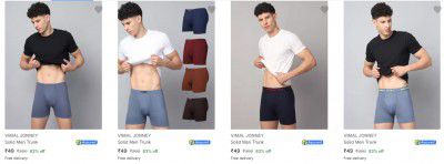 Vimal Jonney Mens Briefs And Trunks Upto 83% Off
