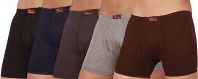 VIMAL JONNEY Mens Cotton Trunks (Pack of 5)