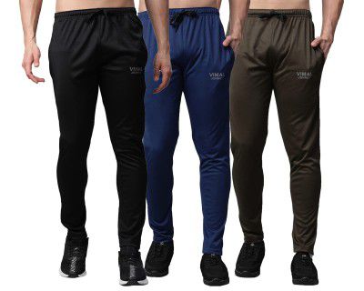 Vimal Jonney Mens Slim Fit Multicolored Track Pants