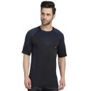 VIMAL JONNEY Printed Round Neck Polyester Lycra Half Sleeves Men Slim Fit Tshirt...
