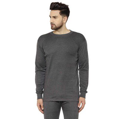 VIMAL JONNEY Regular Fit Black Men Thermals Pack of 1-VIMAL57838