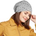 VIMAL JONNEY Regular Fit Grey Women Beanie Cap(Pack of 1)-VIMAL635833...