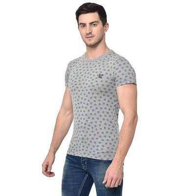 Vimal Mens Cotton Printed Round Neck T-Shirt
