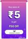 BBD Sale | Vincent Chase Pass only at Rs. 5 and get a discount of 25% upto Rs. 50...