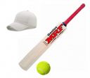 VINOX MRF Virat Kohli Wooden Cricket Bat for Boys (Size - 6 with Cap & 1 Ball)...