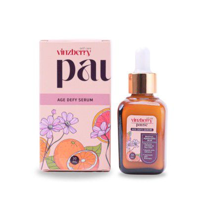 VINZBERRY Age-Defy Serum | Retinol, Collagen, Hyaluronic Acid & Vitamin A | Pack of 1 (30ml)