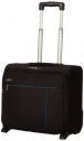 VIP Alfa 44Cm Polyester 2W Black Business Overnighter Trolley Bag with Spinner Wheels, Extra Small...