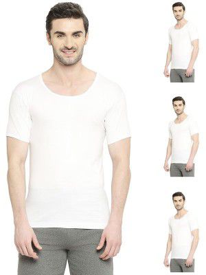 VIP Bonus Knit Shrunk Men's Antimicrobial Cotton Vest for Men | Combo Pack