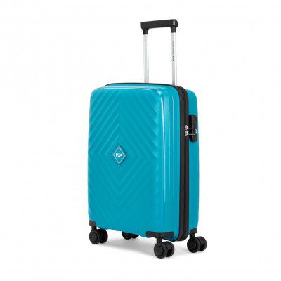 VIP Cabin Polypropylene (PP) Quad Active 55 Cm 8 Spinner Wheels Trolley Bags 