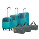 VIP Evolve - S03 Set of 3 (Cabin+Medium+Large) Trolley Bag, Cm | TSA | 8 Wheels | 3 Year International Warranty |...
