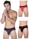 VIP Frenchie Casuals 4001 Men's Cotton Briefs, Solid Colours with Soft Outer Elasticized Waistaband...