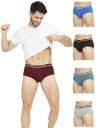 VIP Men's Cotton Solid (Pack of 5) (Brief_Assorted...