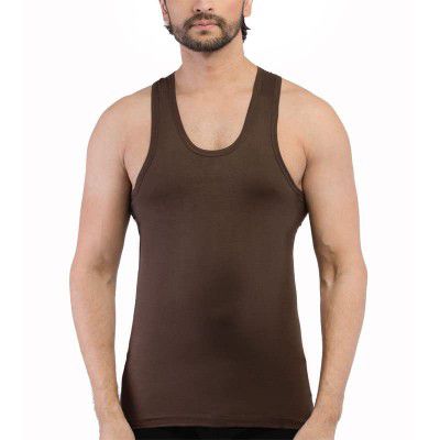 VIP Men's Supreme Round Neck Cotton Vest - Assorted Colours