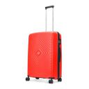 VIP Polypropylene (PP) Quad Active Check-in 66 Cm (Medium) 8 Spinner Wheels Trolley Bags (Red)...