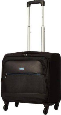 VIP Small Overnighter & Briefcase (46 cm) 4 Wheels - BETA 46CM POLYESTER 4W BLACK BUSINESS - Black