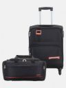 VIP Soft Body Set of 2 Luggage 4 Wheels  - Black...