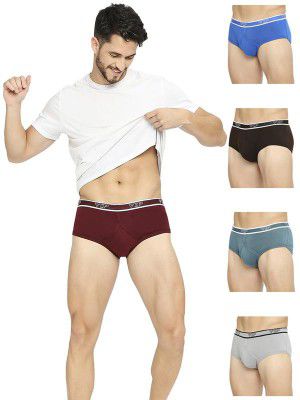 VIP Spector Men's Cotton Briefs-Assorted Colours