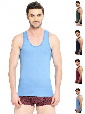VIP® Supreme Men's Regular Fit Pure Cotton Vest | Pack of - 5