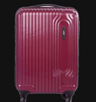 VIP Trace 35 Litres Polycarbonate Trolley Bag (Water Resistant, TRACE55MCD, Maroon)