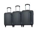VIP Trace Graphite Polycarbonate Hardsided Luggage Set of 3 Small, Medium & Large...