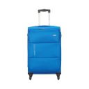 VIP Widget 4W Polyester 68 cms Softsided Medium Luggage Trolley Bags, (STWID69EBLU)...
