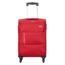 VIP Widget Durable Polyester Soft Sided Cabin Luggage Spinner Wheels with Quick Access Front Pockets (Cabin, 58cm, Red)...