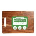VIPRAX Natural Bamboo Wood Chopping Cutting Board (34 x 24cm)...