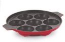 Vipron Non-Stick Aluminium Appam Patra 7 Cavity, Red, Standard...