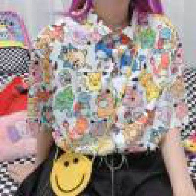 Virast Fashion  Women Regular Fit Printed Spread Collar Casual Shirt