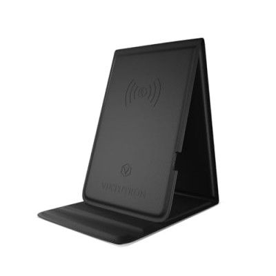 Virtutron 15W Collapsible Wireless Charging Pad |Wireless Charger |Type C Charging, Compatible (Black)