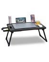 VISBY INDIA Wood Office Table (Black Cotted, 59 Cm, 40 Cm)...