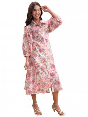 Vishudh Women's Casual Dress | Comfortable Everyday Wear for All Occasions | Chic & Versatile Fashion for Women