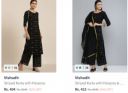Vishudh Womens Kurta with Palazzos Upto 88% Off...
